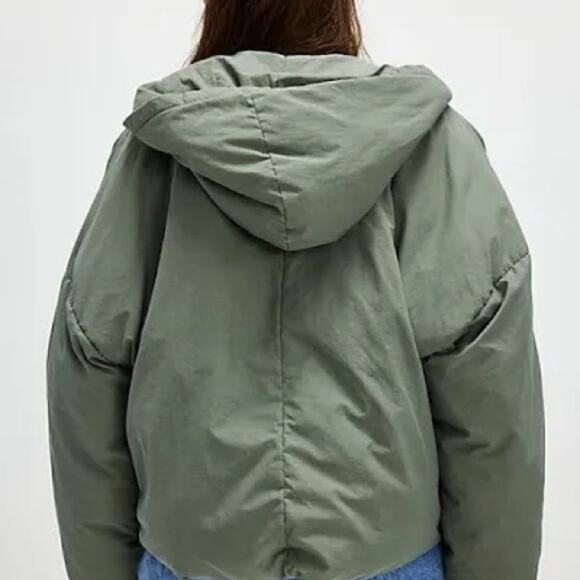 We The Free XS - XL Duffle Puffer Green Hooded Jacket - Picture 2 of 8